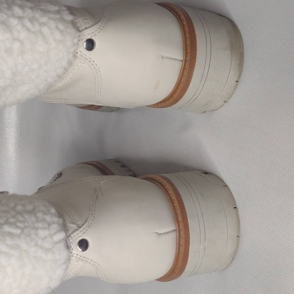 Marc Fisher Women's Leather Isalia Lace Up Boots 8.5 - Picture 6 of 10